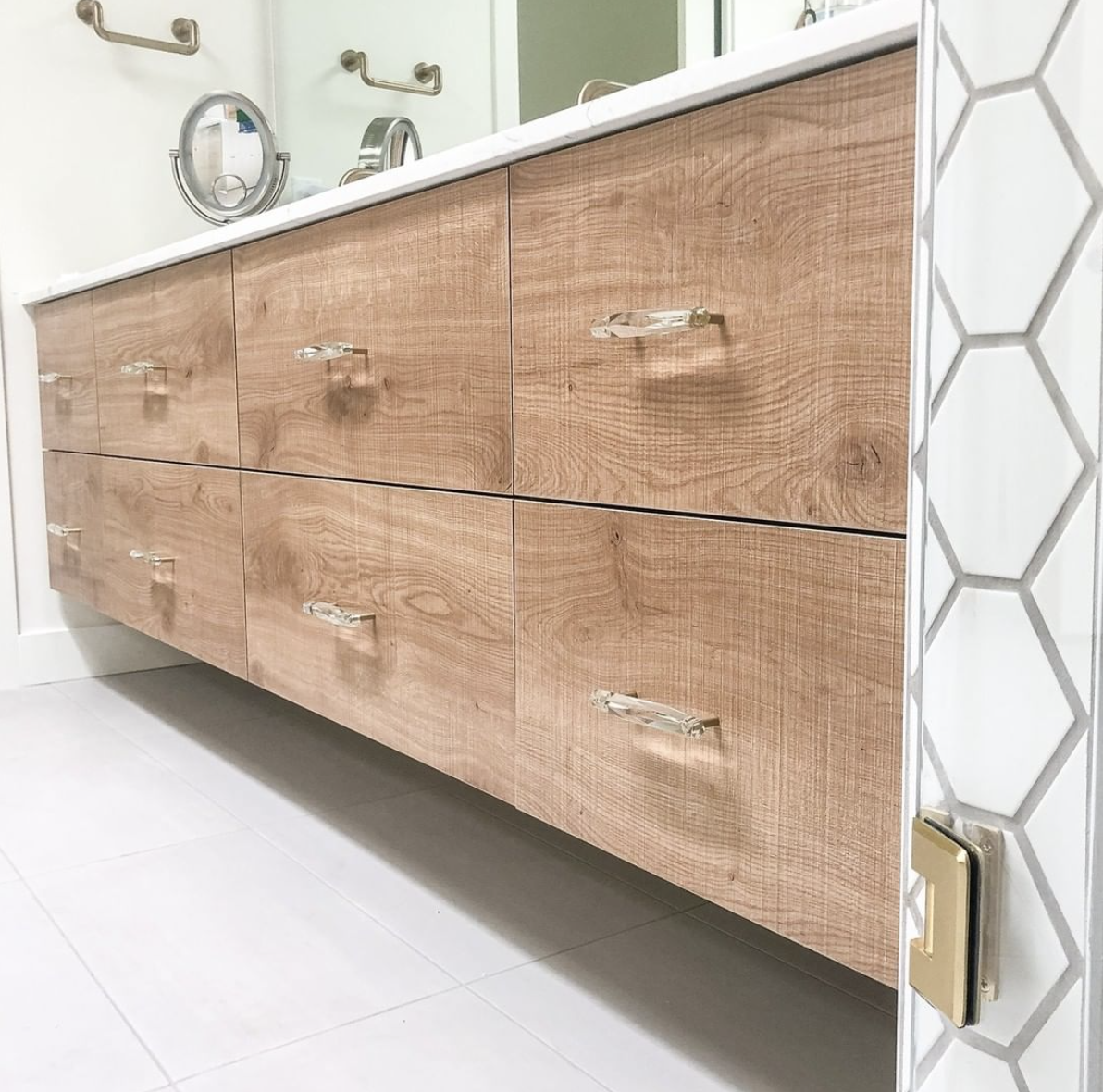 custom bathroom vanities in Langley crafted by Giovani Interior Millwork Inc.